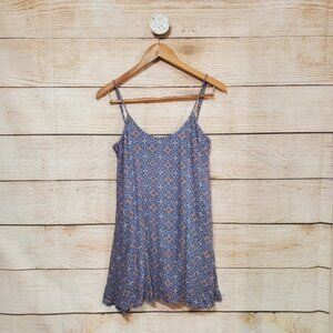 💟 Olivaceous Spaghetti Strap Mini Blue Dress Small